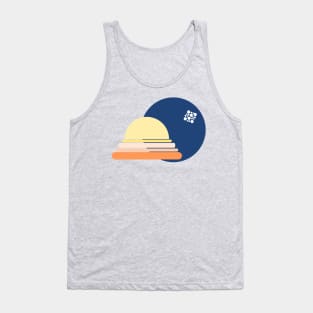 Abstract UFO Spaceship Tank Top